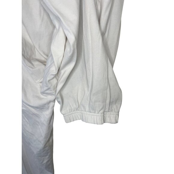 Nike Women's Large White Jogger Pants With Elastic Waist & Ankle Cuffs - Picture 4 of 5